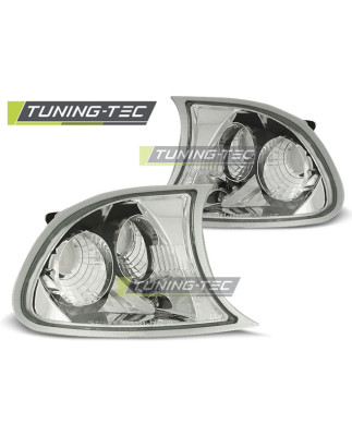 Indicatori Anteriori Cromato per BMW E46 04/1999-08/2001 (Cod. TT-KPBM12)