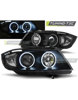 Fari Anteriori Angel Eyes per BMW E90/E91 03/2005-08/2008 (Cod. TT-LPBM62)