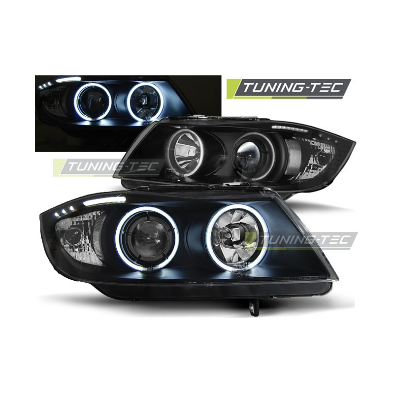 Fari Anteriori Angel Eyes per BMW E90/E91 03/2005-08/2008 (Cod. TT-LPBM62)