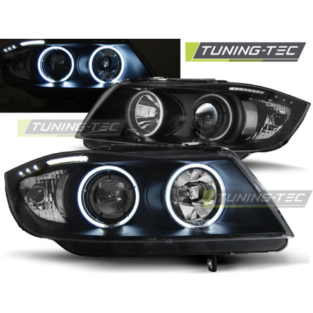 Fari Anteriori Angel Eyes per BMW E90/E91 03/2005-08/2008 (Cod. TT-LPBM62)