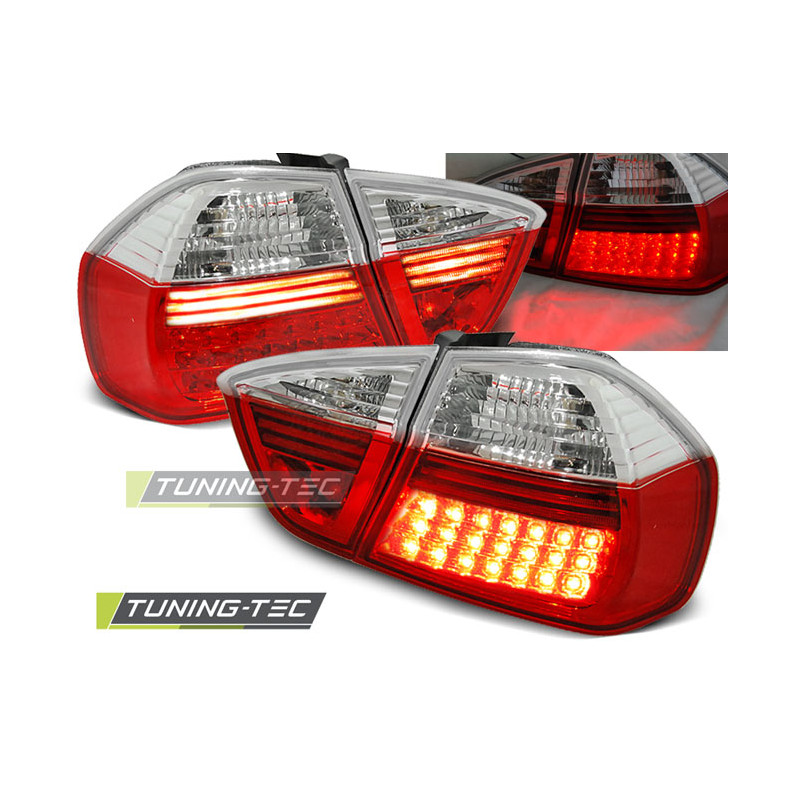 Fanali Posteriori LED Rosso/bianco per BMW Serie 3 E90 03/2005-08/2008 (Cod. TT-LDBM26)