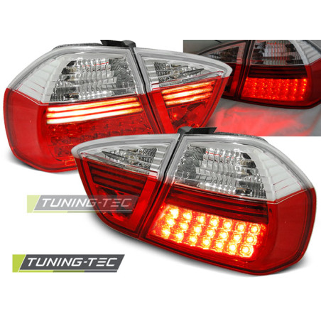 Fanali Posteriori LED Rosso/bianco per BMW Serie 3 E90 03/2005-08/2008 (Cod. TT-LDBM26)