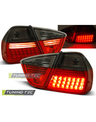 Fanali Posteriori LED Rosso Fumé per BMW Serie 3 E90 03/2005-08/2008 (Cod. TT-LDBM32)