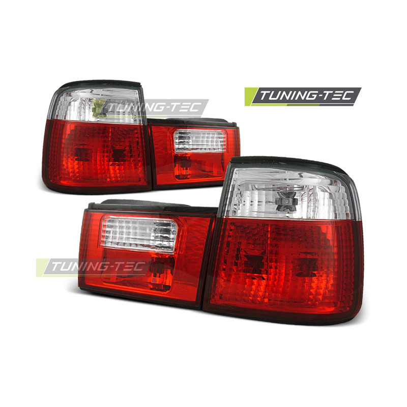 Fanali Posteriori Rosso/bianco per BMW E34 02/1988-12/1995 (Cod. TT-LTBM25)