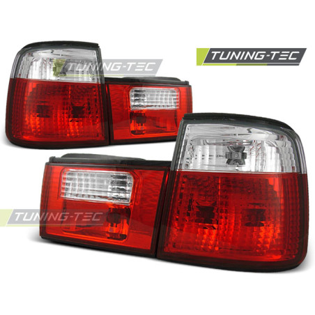 Fanali Posteriori Rosso/bianco per BMW E34 02/1988-12/1995 (Cod. TT-LTBM25)