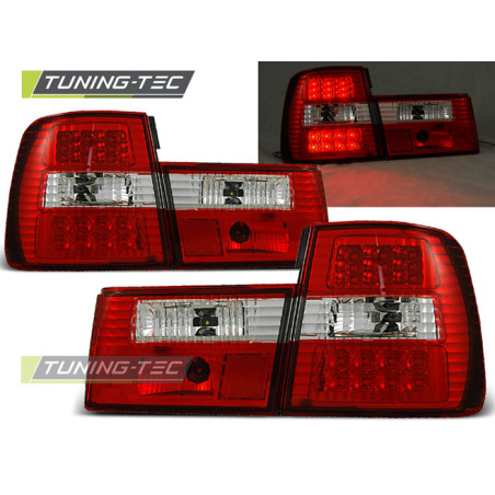 Fanali Posteriori LED Rosso/bianco per BMW E34 02/1988-12/1995 (Cod. TT-LDBM16)