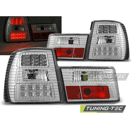 Fanali Posteriori LED Cromato per BMW E34 02/1988-12/1995 (Cod. TT-LDBM30)
