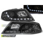 Fari Anteriori Luci Diurne Nero per Skoda Octavia 2 03/2004-2008 (Cod. TT-LPSK10)