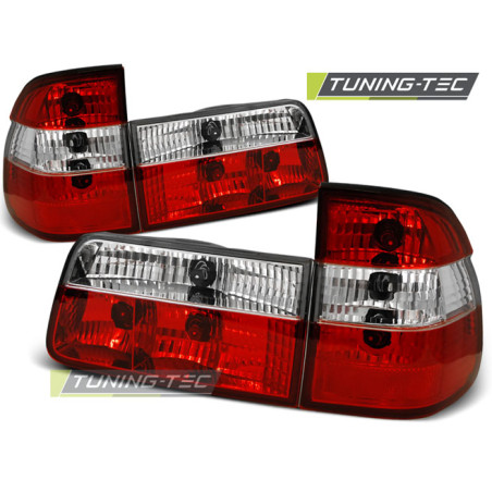 Fanali Posteriori Rosso/bianco per BMW E39 09/1995-08/2000 (Cod. TT-LTBM26)
