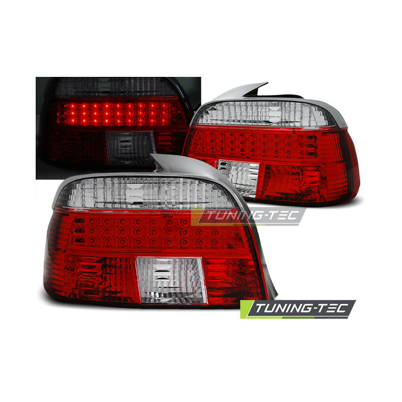 Fanali Posteriori LED Rosso/bianco per BMW E39 09/1995-08/2000 (Cod. TT-LDBM01)