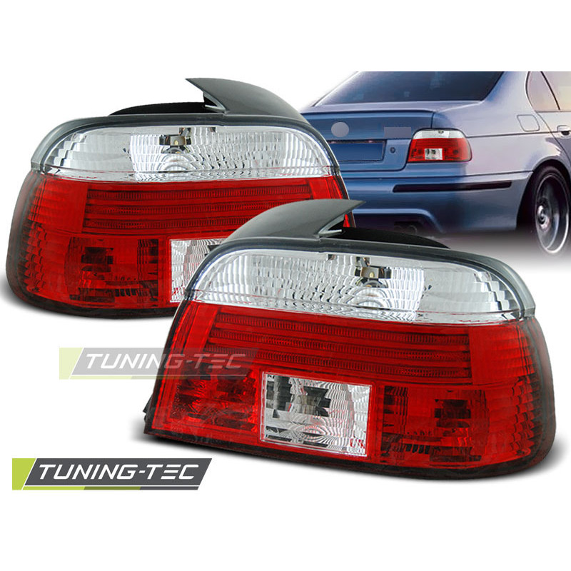 Fanali Posteriori Rosso/bianco per BMW E39 09/1995-08/2000 (Cod. TT-LTBM06)