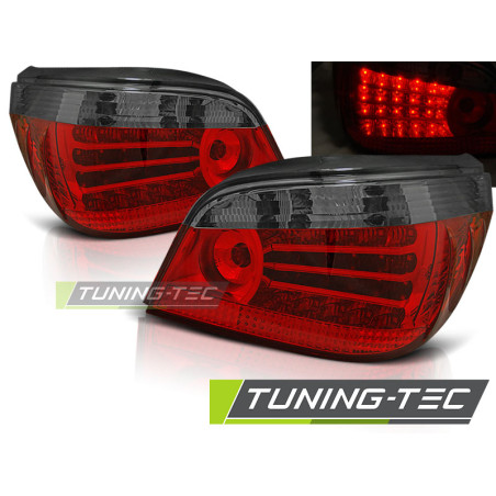 Fanali Posteriori LED Rosso Fumé per BMW Serie 5 E60 07/2003-2007 (Cod. TT-LDBM17)