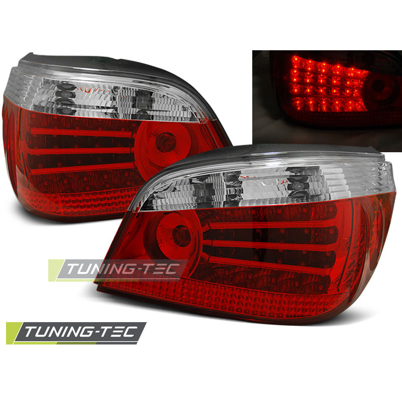 Fanali Posteriori LED Rosso/bianco per BMW Serie 5 E60 07/2003-2007 (Cod. TT-LDBM18)