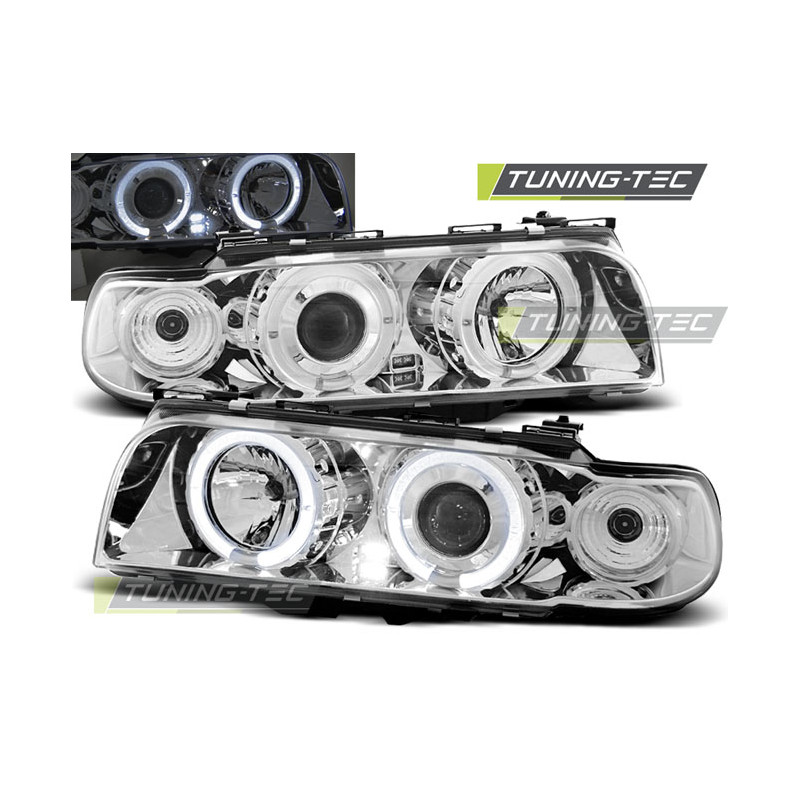 Fari Anteriori Angel Eyes per BMW E38 06/1994-08/1998 (Cod. TT-LPBM36)