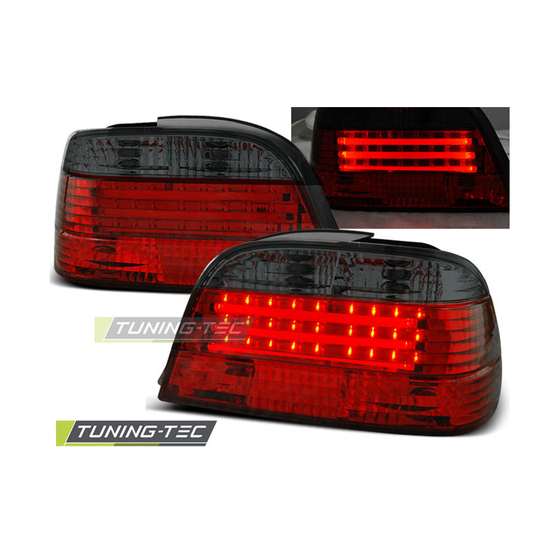 Fanali Posteriori LED Rosso Fumé per BMW E38 06/1994-07/2001 (Cod. TT-LDBM45)