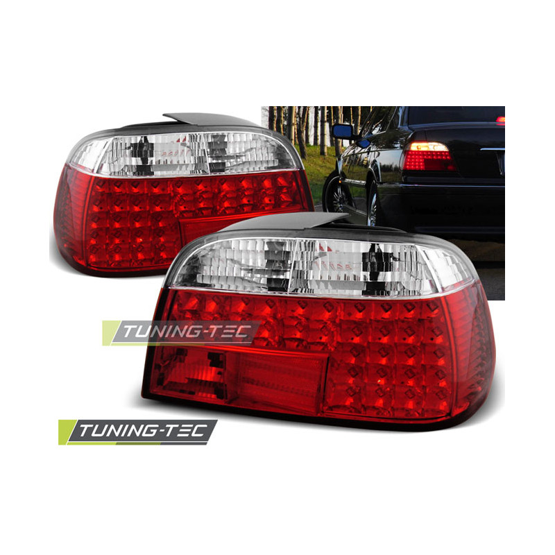 Fanali Posteriori LED Rosso/bianco per BMW E38 06/1994-07/2001 (Cod. TT-LDBM09)