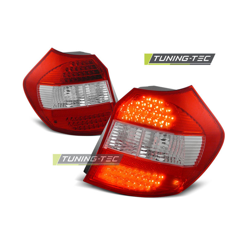 Fanali Posteriori LED Rosso/bianco per BMW E87 2004-08/2007 (Cod. TT-LDBM20)