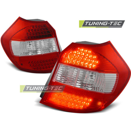 Fanali Posteriori LED Rosso/bianco per BMW E87 2004-08/2007 (Cod. TT-LDBM20)