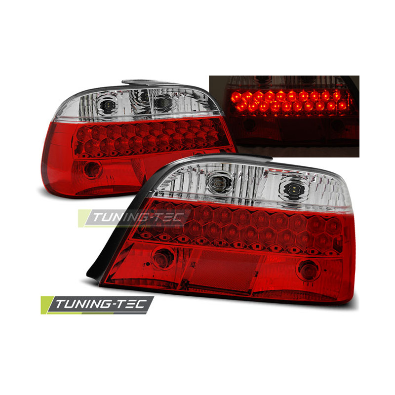 Fanali Posteriori LED Rosso/bianco per BMW E38 06/1994-07/2001 (Cod. TT-LDBM06)