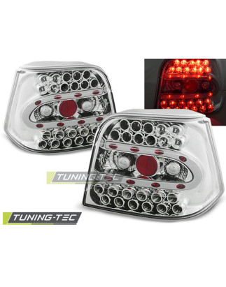 Fanali Posteriori LED Cromato per Volkswagen Golf 4 09/1997-09/2003 (Cod. TT-LDVW08)