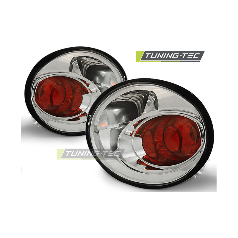 Fanali Posteriori Cromato per Volkswagen New Beetle 10/1998-05/2005 (Cod. TT-LTVW86)