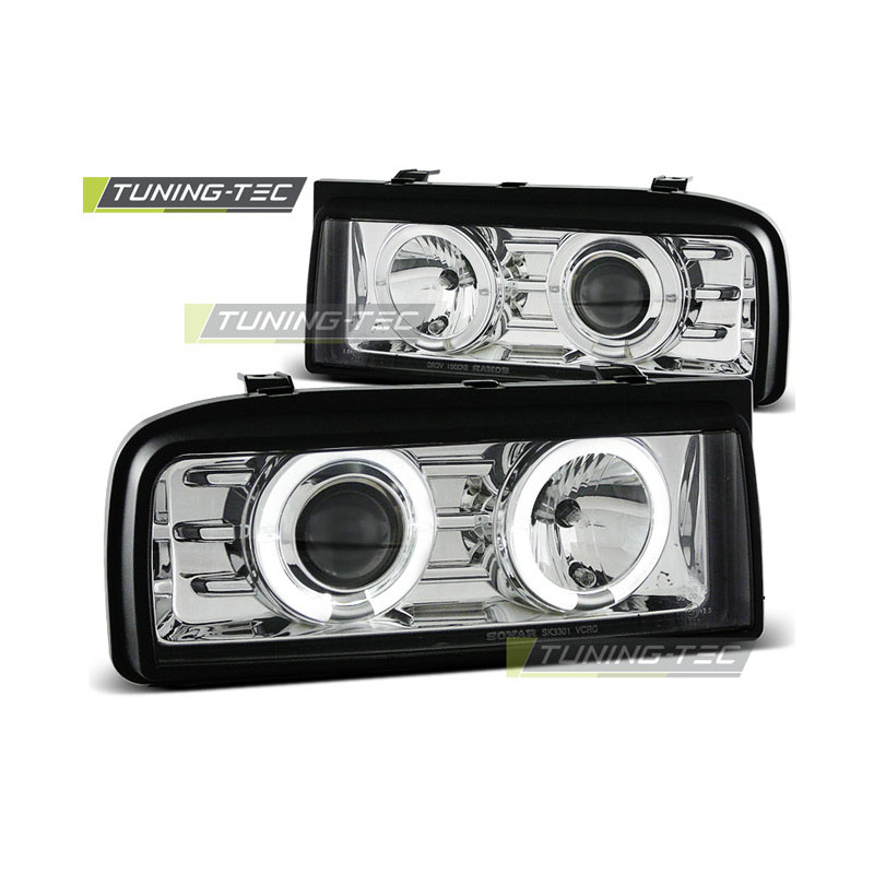 Fari Anteriori Angel Eyes per Volkswagen Corrado 1988-1995 (Cod. TT-LPVW35)