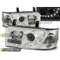 Fari Anteriori Luci Diurne Cromato per Volkswagen T4 Transporter 1990-03/2003 (Cod. TT-LPVW83)