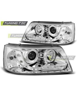 Fari Anteriori Luci Diurne Cromato per Volkswagen T5 04/2003-08/2009 (Cod. TT-LPVW23)