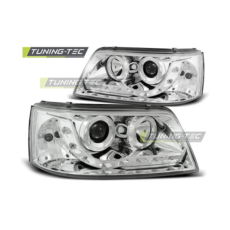 Fari Anteriori Luci Diurne Cromato per Volkswagen T5 04/2003-08/2009 (Cod. TT-LPVW23) Fari Anteriori Luci Diurne Cromato per Volkswagen T5 04/2003-08/2009 (Cod. TT-LPVW23)