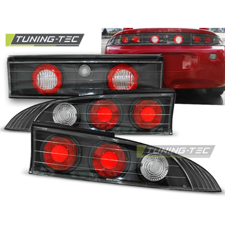Fanali Posteriori Nero per Mitsubishi Eclipse 06/1995-12/1998 (Cod. TT-LTMI02)
