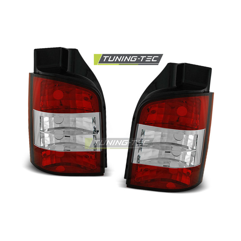 Fanali Posteriori Rosso/bianco per Volkswagen T5 04/2003-2009 (Cod. TT-LTVW76)