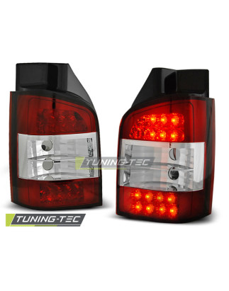 Fanali Posteriori LED Rosso/bianco per Volkswagen T5 04/2003-2009 (Cod. TT-LDVW27)