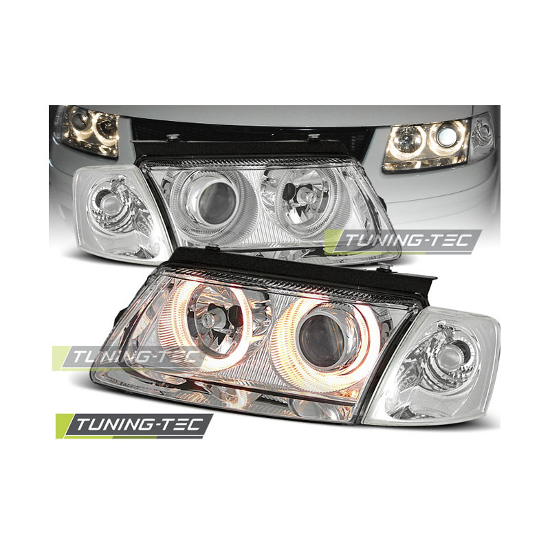 Fari Anteriori Angel Eyes per Volkswagen Passat B5 3B 11/1996-08/2000 (Cod. TT-LPVW25)