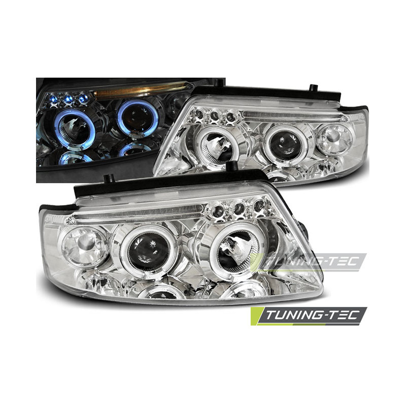 Fari Anteriori Angel Eyes per Volkswagen Passat B5 3B 11/1996-08/2000 (Cod. TT-LPVW77)