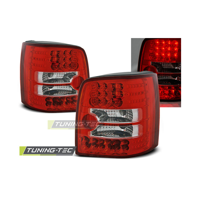 Fanali Posteriori LED Rosso/bianco per Volkswagen Passat B5 Variant 11/1996-08/2000 (Cod. TT-LDVW17)