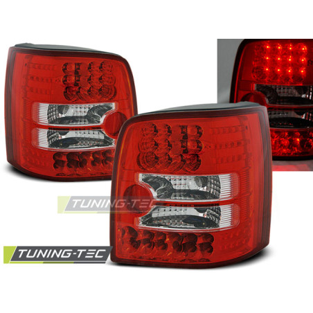 Fanali Posteriori LED Rosso/bianco per Volkswagen Passat B5 Variant 11/1996-08/2000 (Cod. TT-LDVW17)