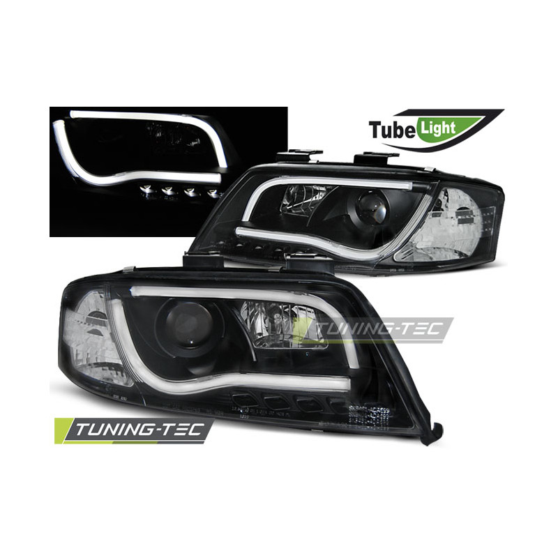 Fari Anteriori Nero per Audi A6 06/2001-05/2004 (Cod. TT-LPAU94)