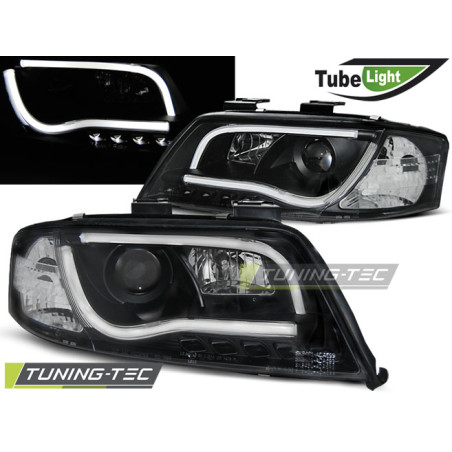 Fari Anteriori Nero per Audi A6 06/2001-05/2004 (Cod. TT-LPAU94)