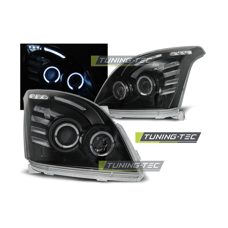 Fari Anteriori Angel Eyes per Toyota Land Cruiser 120 2003-2009 (Cod. TT-LPTO06)