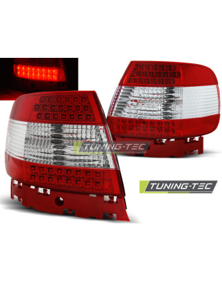 Fanali Posteriori LED Rosso/bianco per Audi A4 11/1994-09/2000 (Cod. TT-LDAU81)