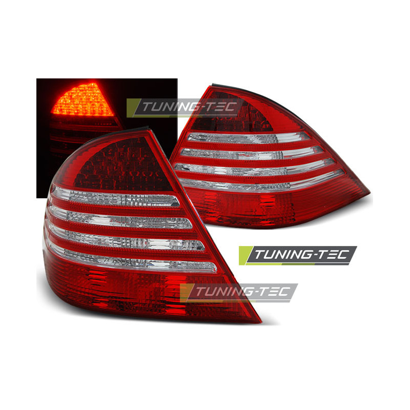 Fanali Posteriori LED Rosso/bianco per Mercedes-Benz W220 S-klasa 09/1998-05/2005 (Cod. TT-LDME48)
