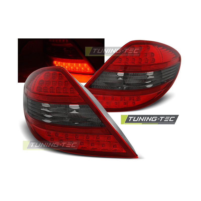 Fanali Posteriori LED Rosso Fumé per Mercedes-Benz R171 Slk 2004-2011 (Cod. TT-LDME57)