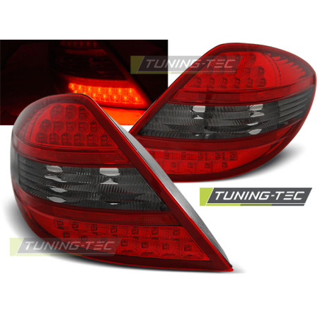 Fanali Posteriori LED Rosso Fumé per Mercedes-Benz R171 Slk 2004-2011 (Cod. TT-LDME57)
