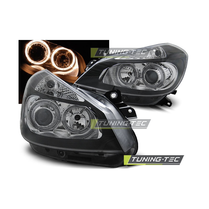 Fari Anteriori Angel Eyes per Renault Clio 3 2005-2009 (Cod. TT-LPRE30) Fari Anteriori Angel Eyes per Renault Clio 3 2005-2009 (Cod. TT-LPRE30)