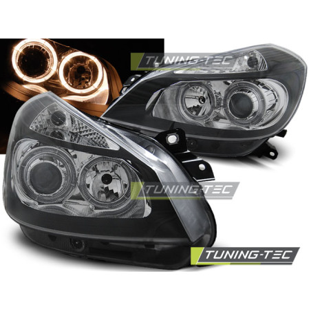 Fari Anteriori Angel Eyes per Renault Clio 3 2005-2009 (Cod. TT-LPRE30)