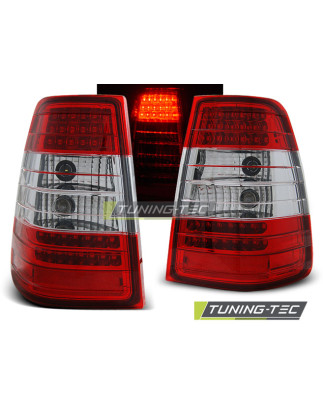 Fanali Posteriori LED Rosso/bianco per Mercedes-Benz W124 Classe E 09/1985-1995 (Cod. TT-LDME25)