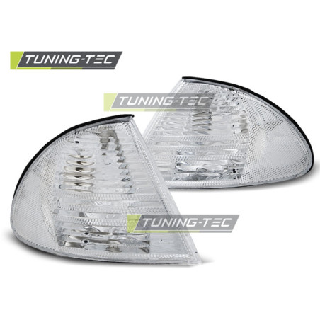 Indicatori Anteriori Cromato per BMW E46 05/1998-08/2001 (Cod. TT-KPBM24)