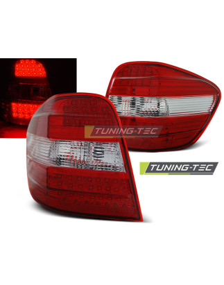 Fanali Posteriori LED Rosso/bianco per Mercedes-Benz Classe M W164 2005-2008 (Cod. TT-LDME45)
