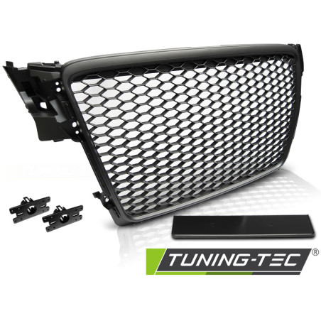 Griglia Frontale Nero per Audi A4 B8 2008-2011 (Cod. TT-GRAU01)
