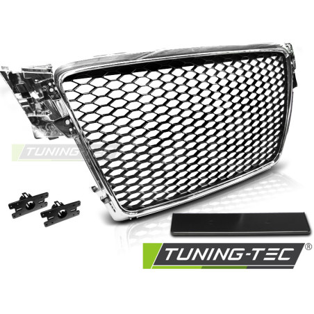 Griglia Frontale Cromato per Audi A4 B8 2008-2011 (Cod. TT-GRAU02)